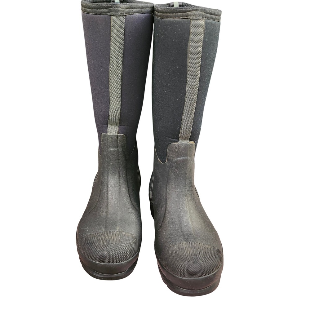 Muck Boot Company Chore Tall Black Waterproof Work Boots Mens 7 7.5 Womens 8 8.5